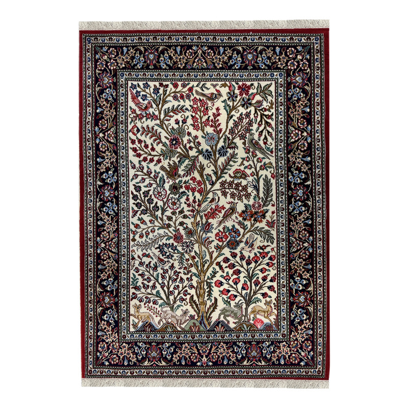 فرش دستبافت یک و نیم متری کد 4300