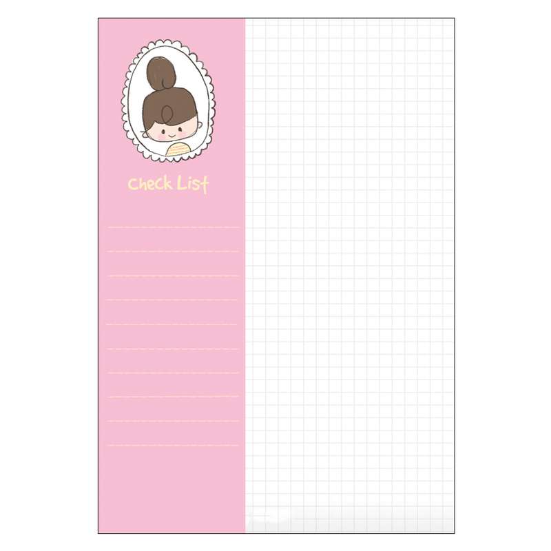 کاغذ یادداشت طرح دختر کد N07