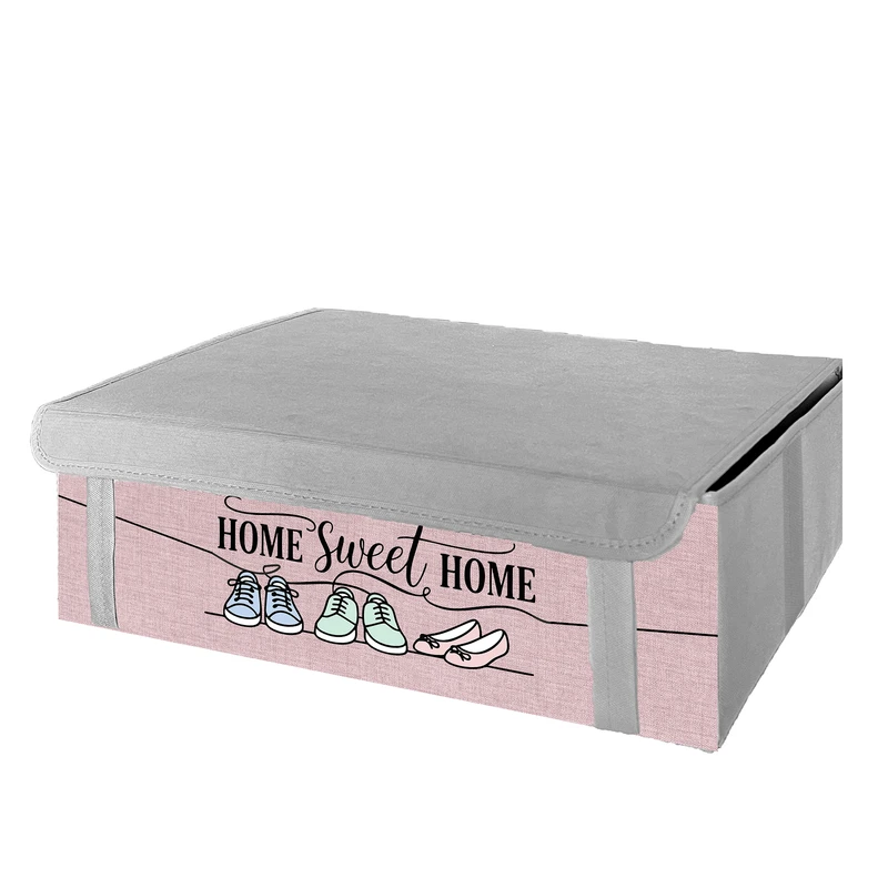 نظم دهنده کفش طرح لینن HOME SWEET HOME کد SH1