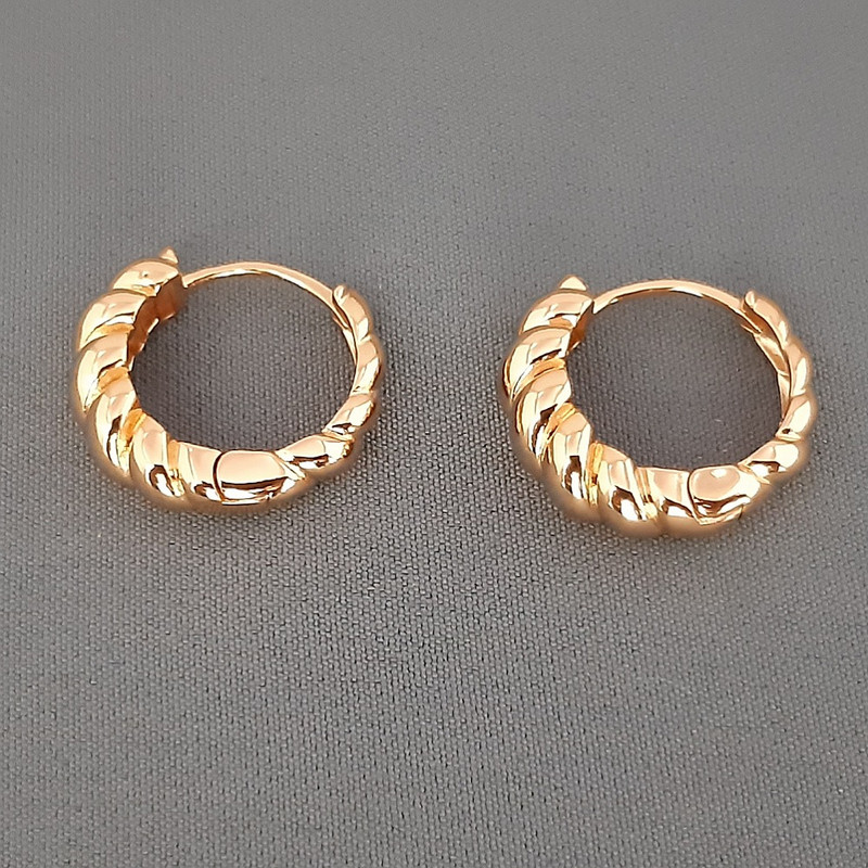گوشواره زنانه مدل حلقه ای کد zrk-77