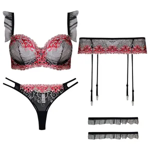 ست شورت و سوتین زنانه برتا مدل فنردار کد 5107-4030-RB