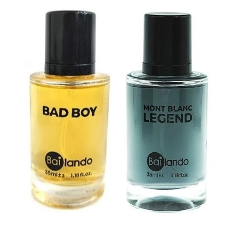 عطر جیبی مردانه بایلندو مدل لجند مونت بلان با رایحه خنک و شرقی حجم 35 میلی‌لیتر به همراه عطر جیبی مردانه بایلندو مدل بدبوی با رایحه خنک و شرقی حجم 35 میلی‌لیتر