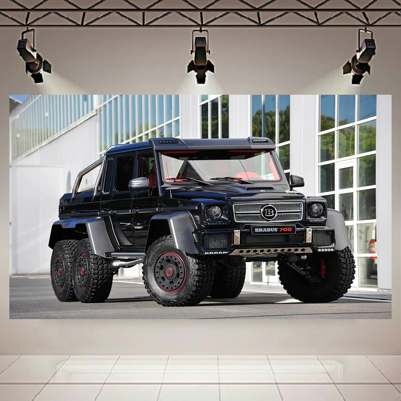 پوستر طرح ماشین مدل مرسدس بنز برابوس G700 کد AR10310