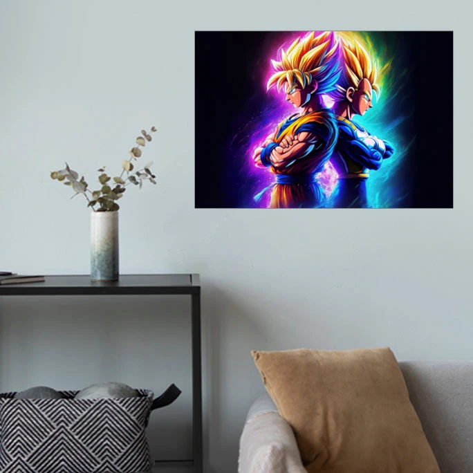 پوستر گوفی مدل گوکو انیمه دراگون بال زی طرح Son Goku Dragon Ball Z Anime طرح RGB36