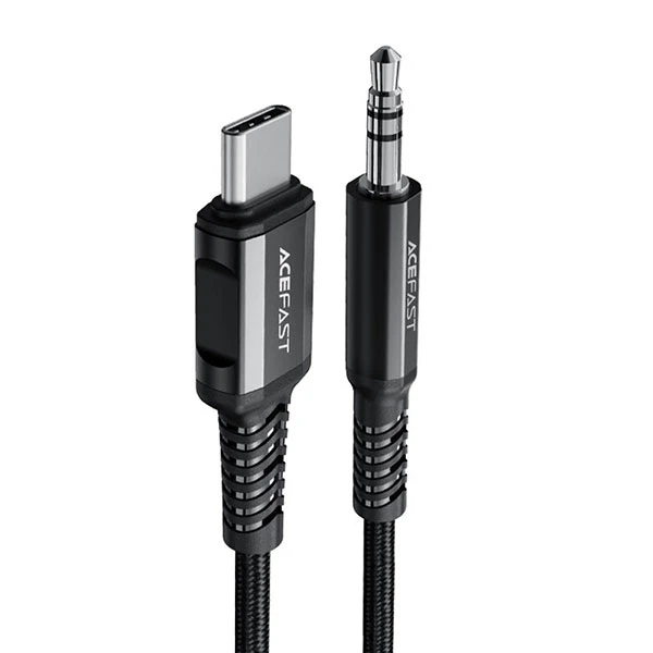 کابل تبدیل AUX به USB-C ایس فست مدل C1-08 طول 1.2 متر