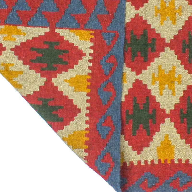 گلیم دستبافت یک و نیم متری مدل ذرنیم کد 1407