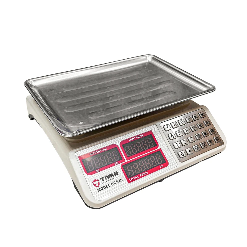 ترازو فروشگاهی تیوان مدل DCS40 با ظرفیت ۴۰ کیلوگرم