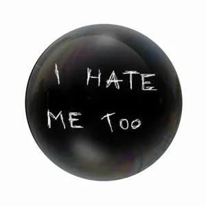 مگنت عرش طرح نوشته غمگین I Hate me too کد Asm3424