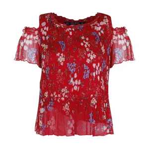 بلوز آستین کوتاه زنانه مدل دنیا