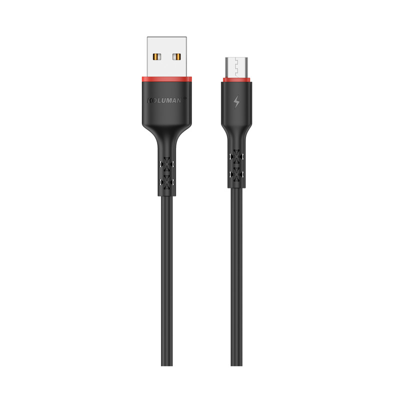 کابل تبدیل USB به MicroUSB کلومن پلاس مدل K4+ Single طول 0.2 متر