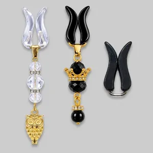 گیره روسری مدل لاله آویز کد AZS302 بسته 3 عددی