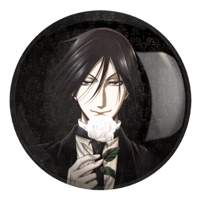 پیکسل خندالو طرح سباستین انیمه خادم سیاه Black Butler کد 16317 مدل بزرگ