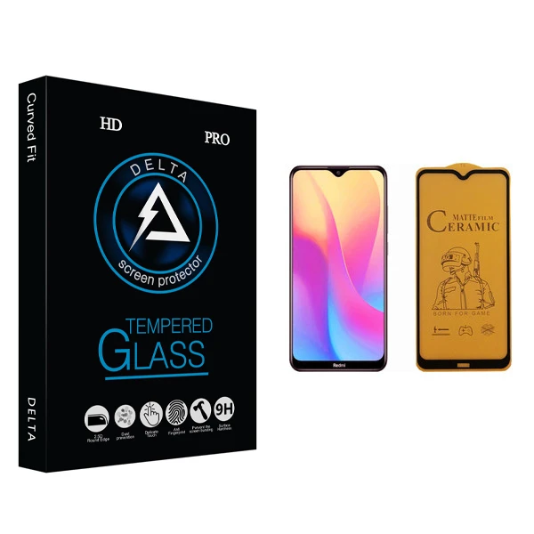برای محافظ صفحه نمایش سرامیکی دلتا مدل Fit مناسب گوشی موبایل شیائومی Redmi 8A
