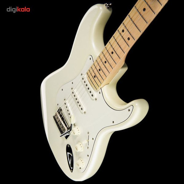 squier deluxe pearl white