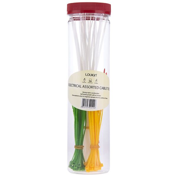 نگهدارنده کابل لوکین مدل Electrical Assorted Cable Ties نگهدارنده کابل لوکین مدل Electrical Assorted Cable Ties