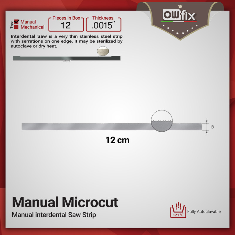 اره بین دندانی اوفیکس مدل X12