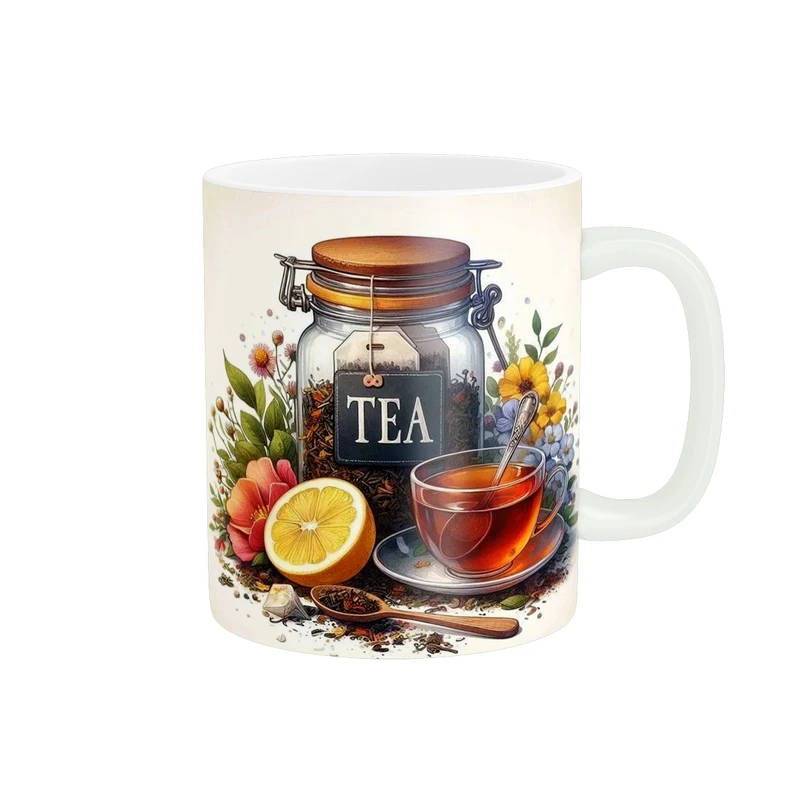 ماگ پاد آفرین طرح چایی کد 2363