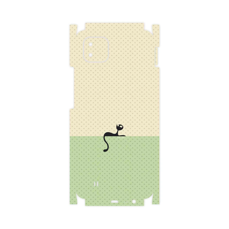 برچسب پوششی ماهوت مدل Minimal Internet Cat Icon-FullSkin مناسب برای گوشی موبایل ریلمی C11 2021