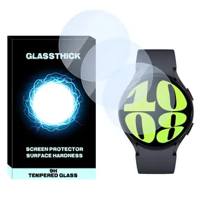 محافظ صفحه نمایش شیشه‌ای گلستیک مدل SH-GL مناسب برای ساعت هوشمند سامسونگ Galaxy watch 6 40mm بسته سه عددی