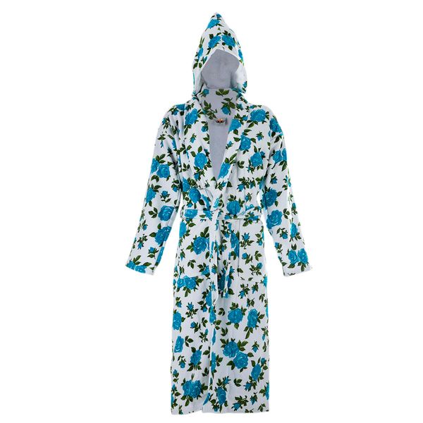 حوله پالتویی شایسته مدل گلی سایز 125 حوله پالتویی شایسته مدل گلی سایز 125