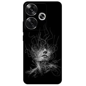 Megafone Face Sketch 7423 Cover For Xiaomi Poco F6