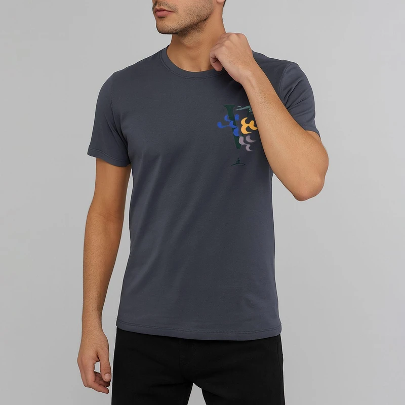 تی شرت آستین کوتاه مردانه مدل nm730