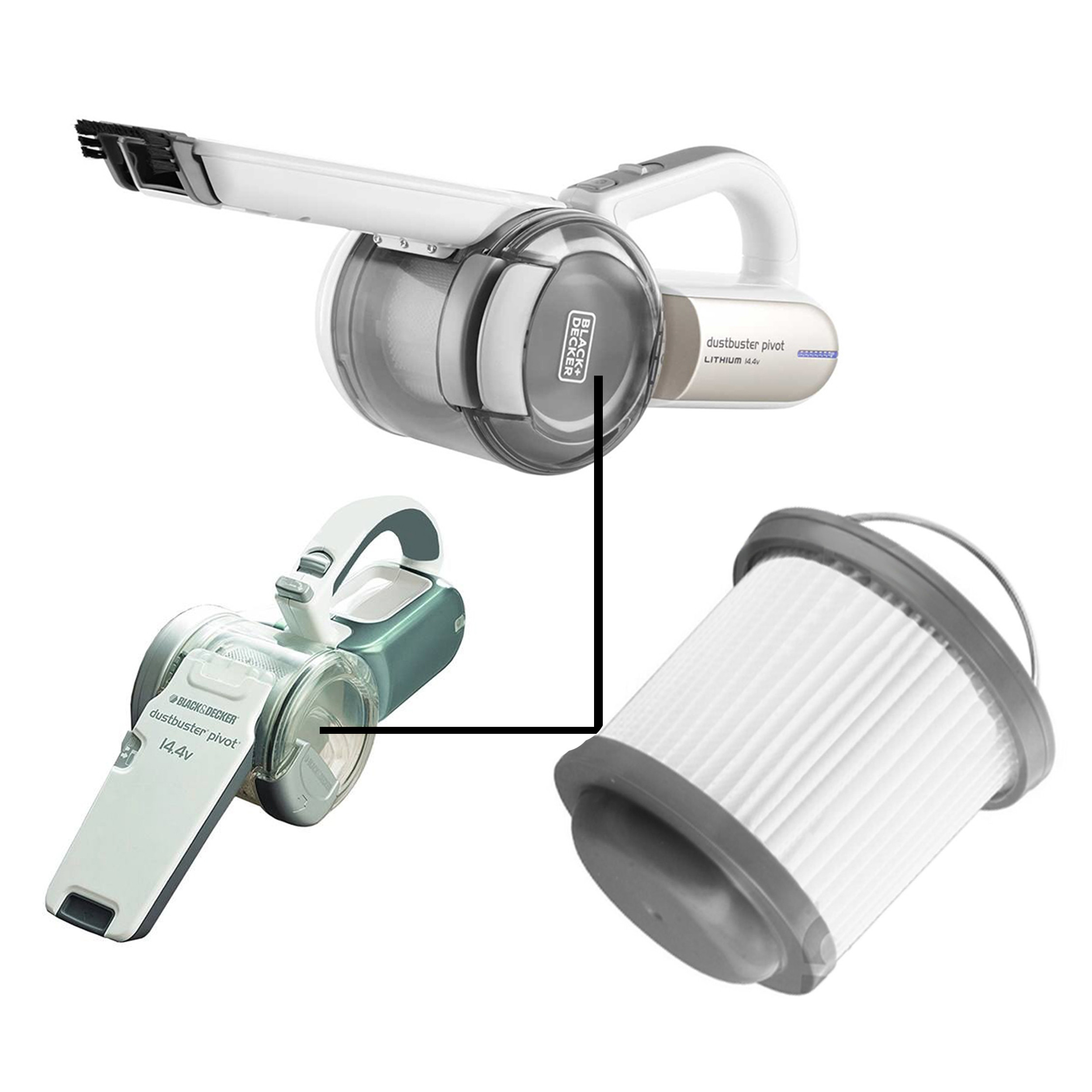 فیلتر جارو شارژی مدل N566707