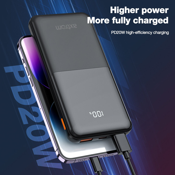 پاوربانک اکستروم مدل APB10K22W-B ظرفیت 10000 میلی آمپر ساعت
