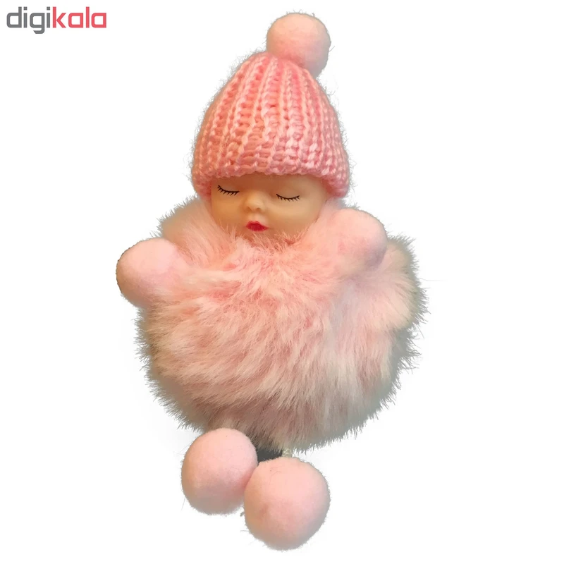 عکس شماره 2 : جاسوئیچی عروسکی مدل نوزاد لباس پشمالو