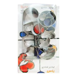 نقد و بررسی کاتر شیرینی پزی مدل یاس بسته 9 عددی توسط خریداران