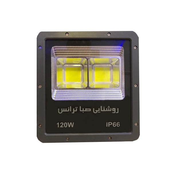 پروژکتور پنجره ای 120 وات سی او بی روشنایی صباترانس مدل IP66 پروژکتور پنجره ای 120 وات سی او بی روشنایی صباترانس مدل IP66