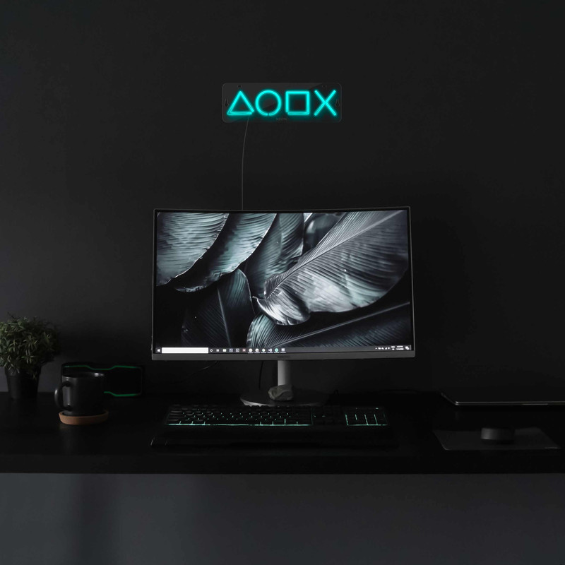 چراغ دیواری نئون دیزاین طرح Ps-Keyes_TBL