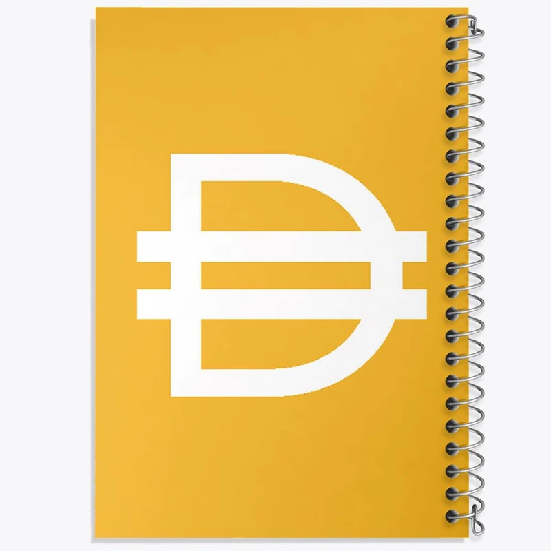 دفتر مشق 50 برگ خندالو مدل ارز دیجیتال دای کد 4069