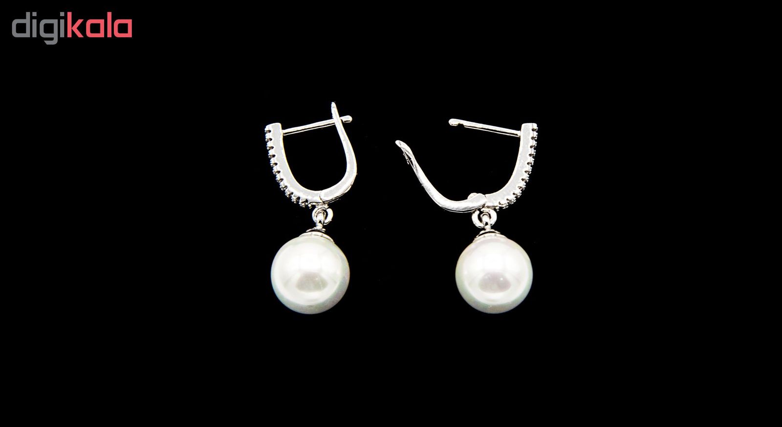 گوشواره ژوپینگ مدل Luxury Pearl کد 207071 -  - 10