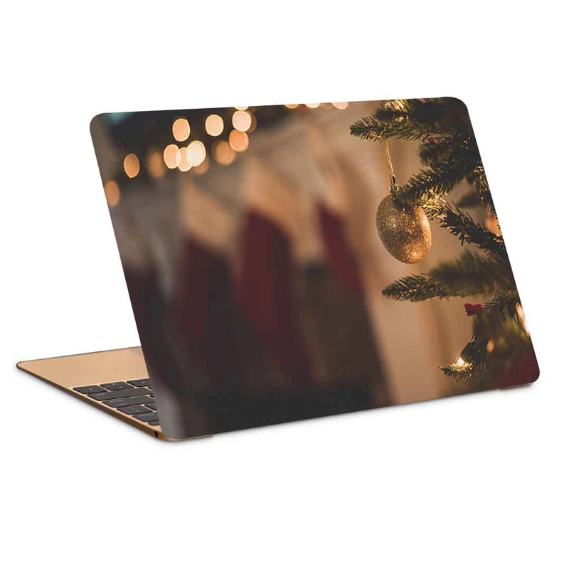 استیکر لپ تاپ طرح christmas tree christmas decorations branch christmasکد P-729مناسب برای لپ تاپ 15.6 اینچ