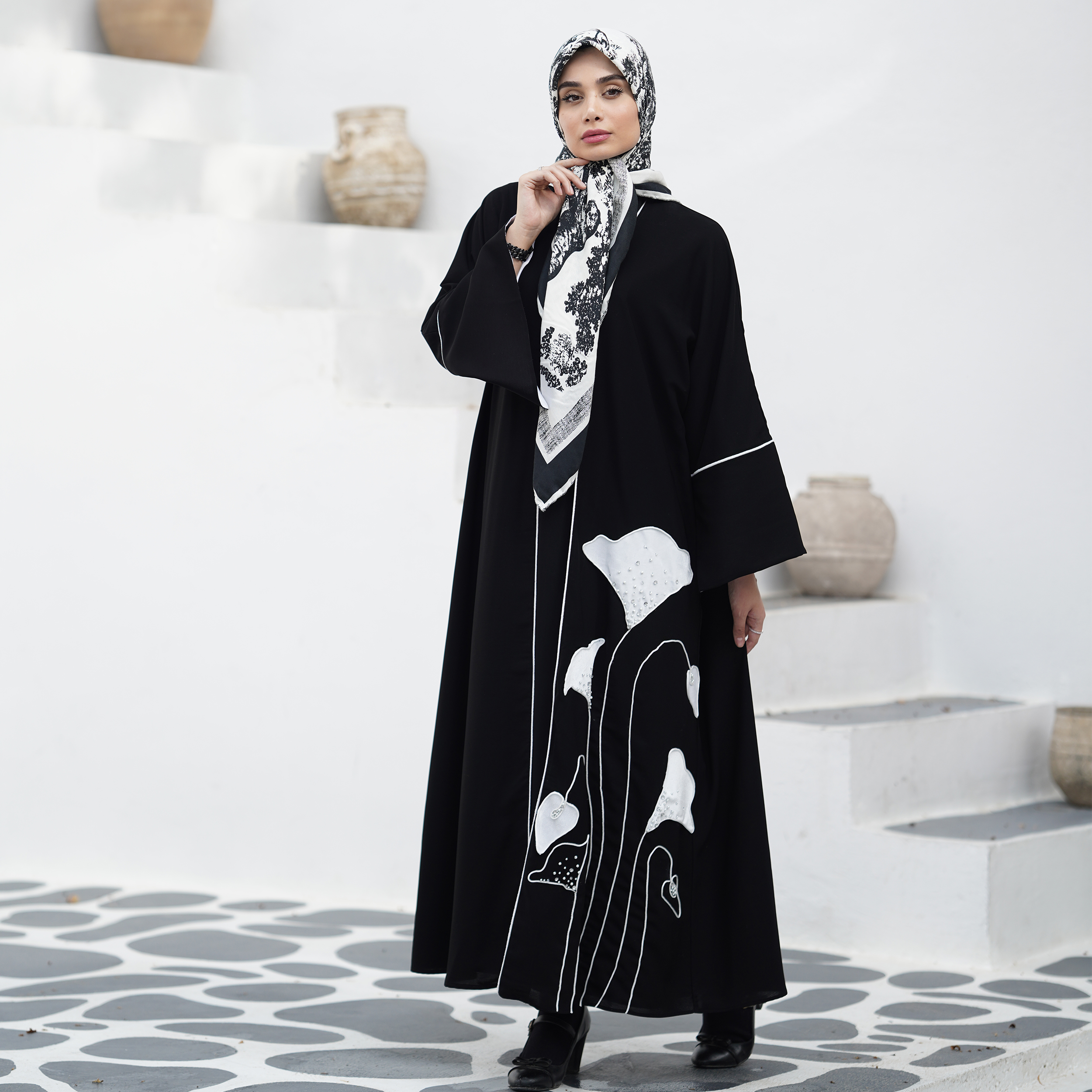 مانتو زنانه مدل عبایی کد 302