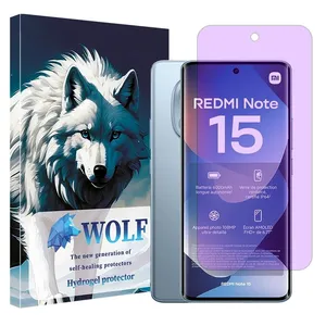 Wolf Hydrogel model anti-purple Screen Protector for Xiaomi Redmi Note 15 4G mobile phone