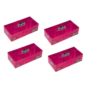 دستمال کاغذی 100 برگ پاپیا کد 04 مجموعه 4 عددی