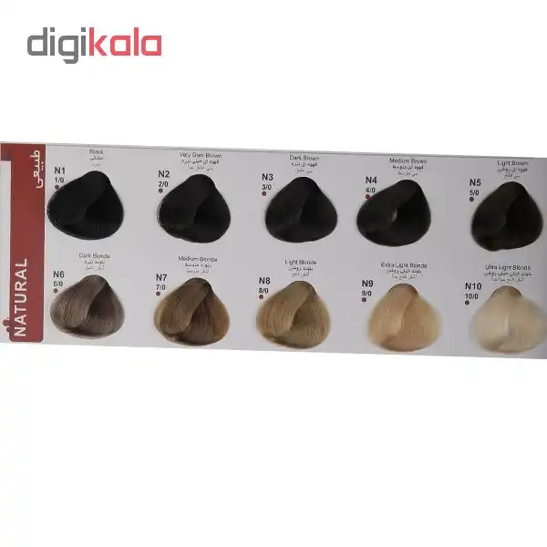 رنگ مو فور گیرلز شماره N4 سری طبیعی حجم 120 میلی لیتر رنگ قهوه ای متوسط