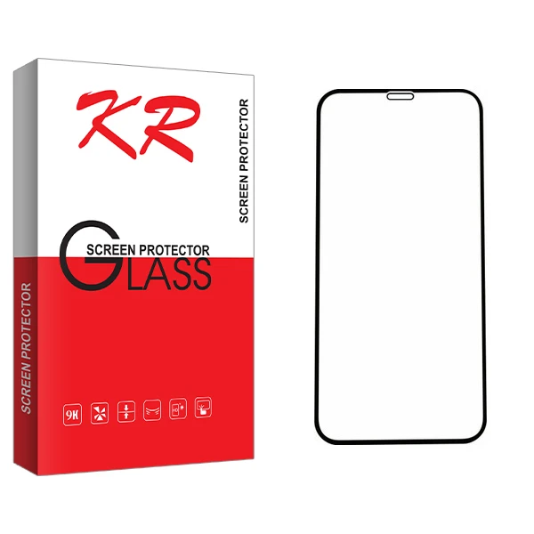 محافظ صفحه نمایش 5D کی آر مدل +HD مناسب برای گوشی موبایل اپل iPhone xs max
