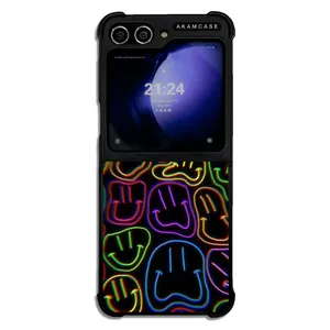 AKAM AMCWSGZFLIP5-HAPPY FACE7 Cover For Samsung Galaxy Z Flip 5
