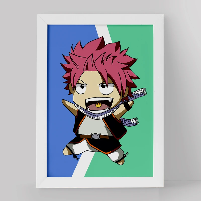 تابلو خندالو مدل ناتسو انیمه فری تیل کد 16501