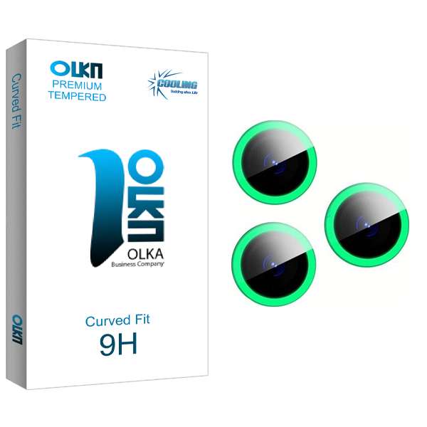 محافظ لنز گوشی کولینگ مدل Olka GlassBLACKLIGHT مناسب برای گوشی موبایل اپل iPhone 13 pro  13 ProMax