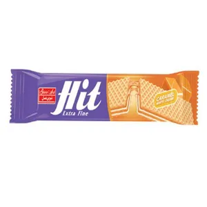 ویفر کارامل و کرم سفید هیت شیرین عسل - 30 گرم بسته 36 عددی