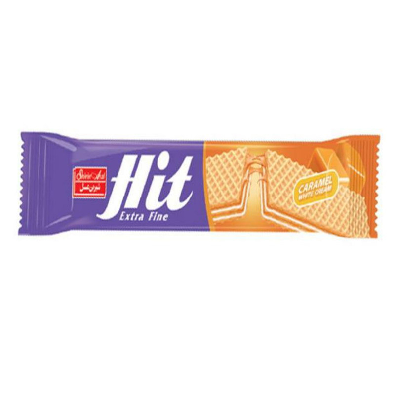 ویفر کارامل و کرم سفید هیت شیرین عسل - 30 گرم بسته 36 عددی