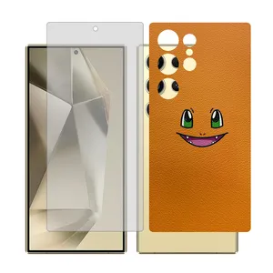 Glass Together model transparent screen protector for Samsung Galaxy S23 Ultra mobile phone with back cover sticker