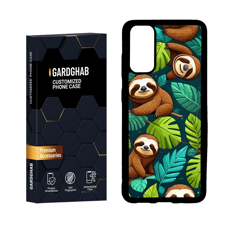 کاور گارد قاب مدل دور ژله ای هنری مناسب برای گوشی موبایل سامسونگ Galaxy S20