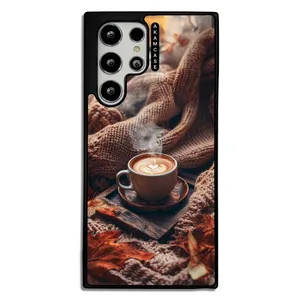 AKAM AMC-WSGS22U-COFFEE-17 Cover For Samsung Galaxy S22 Ultra