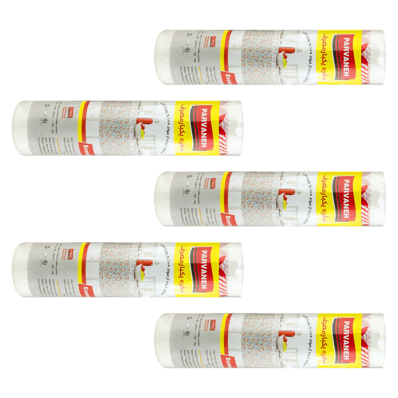 سفره یکبار مصرف پروانه مدل رولی کد 20 پنج بسته 20 عددی