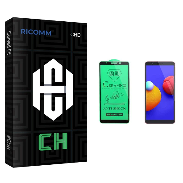محافظ صفحه نمایش سرامیکی ریکام مدل CH glass مناسب برای گوشی موبایل سامسونگ Galaxy A01 core